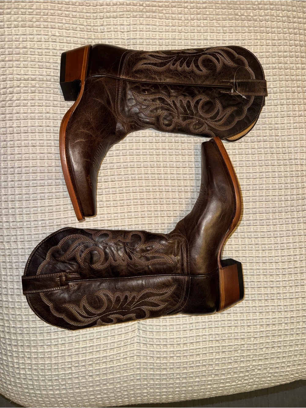Shyanne Dark Brown Embroidered Western Cowboy Boots